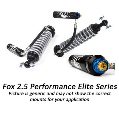 Fox 2.5 Performance Elite Series Front Coil-Over Remote Reservoir